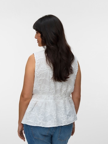 Vero Moda Curve - Top 'VMCANN' en blanco