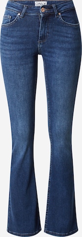 ONLY Flared Jeans 'Blush' in Blue: front