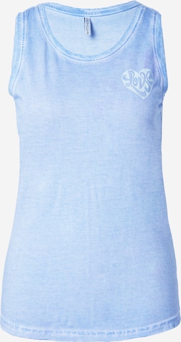 Stitch and Soul Top in Blauw: voorkant