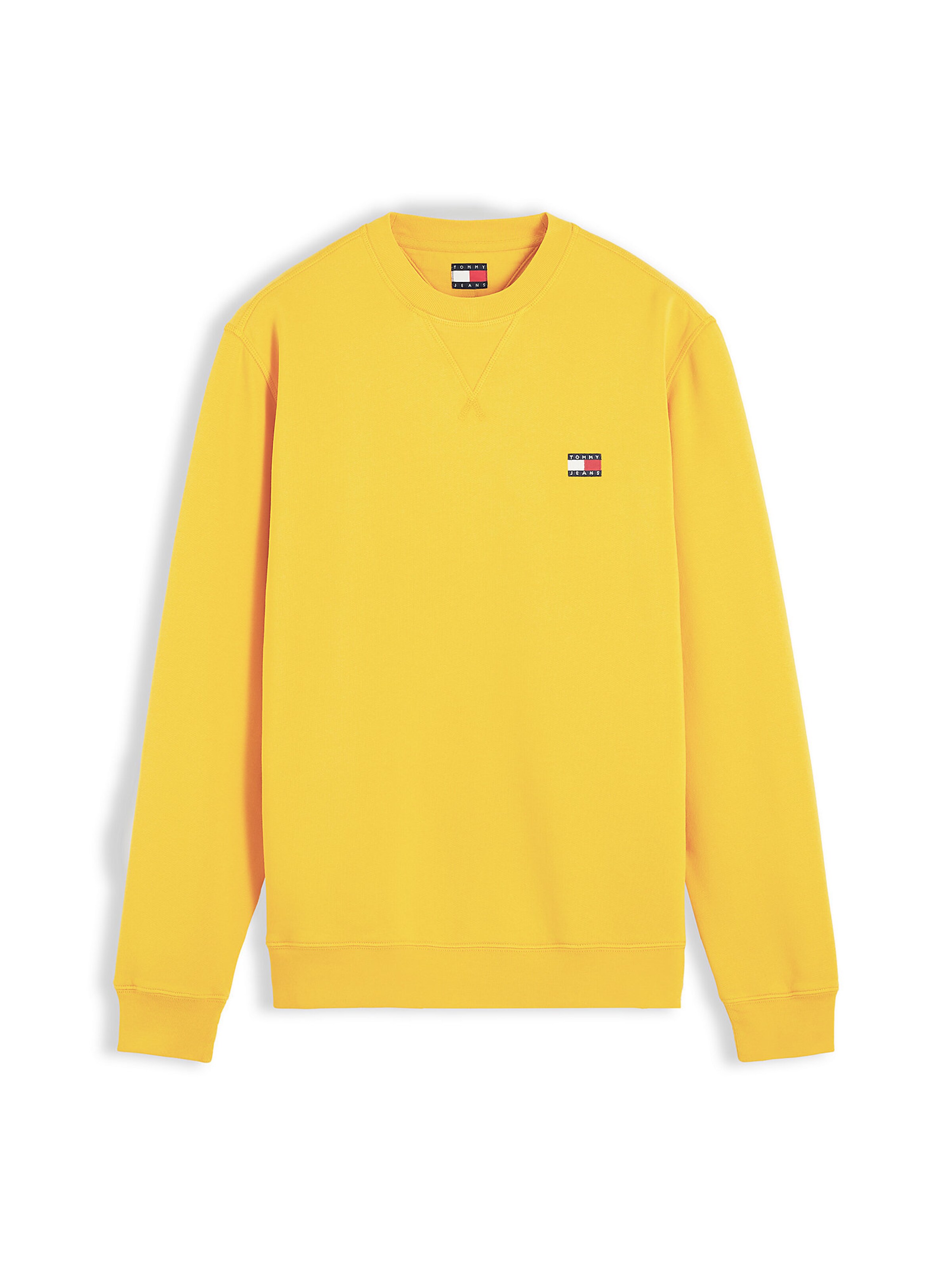 Tommy Jeans Sweatshirt in Yellow: front
