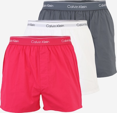 Calvin Klein Underwear Bokserice u siva / roza / bijela, Pregled proizvoda
