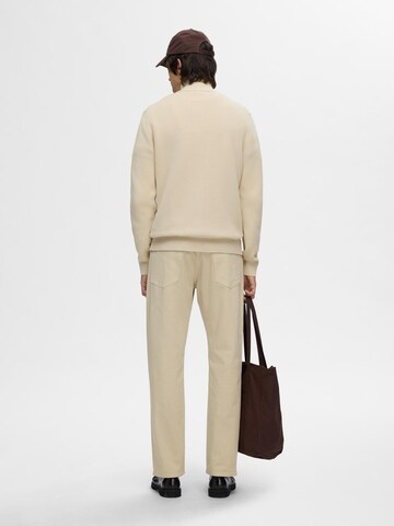 SELECTED HOMME Вязаная кофта 'Dane' в Бежевый