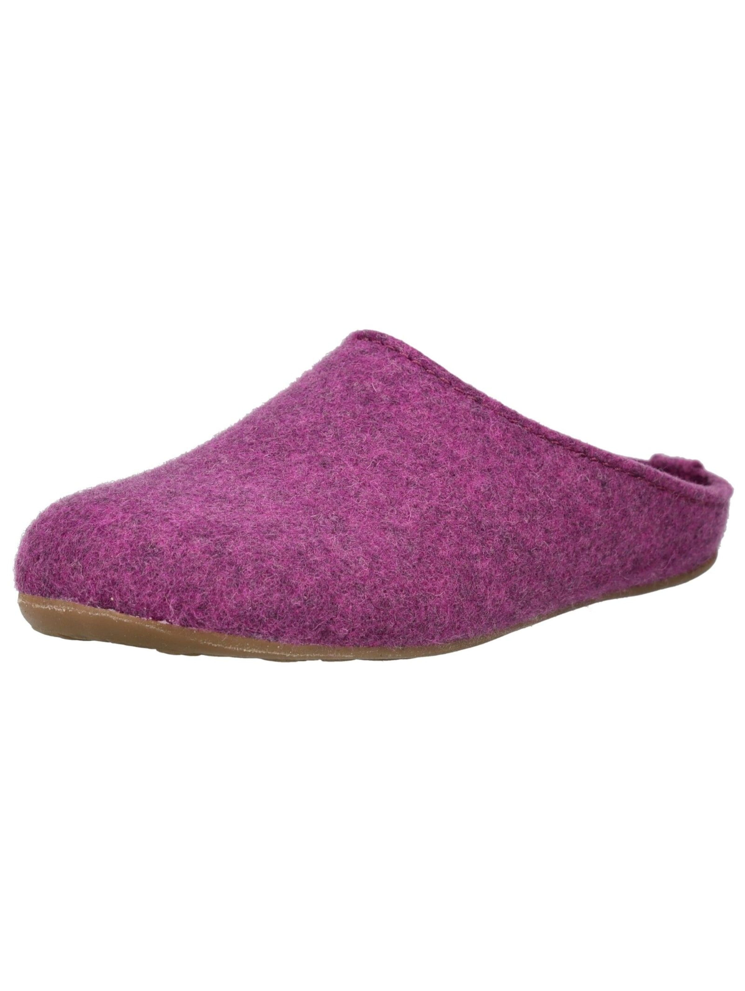 HAFLINGER Hausschuh 'Everest Fundus' in Lila: Vorderseite