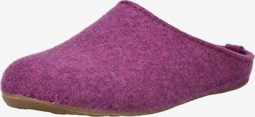Pantoufle 'Everest Fundus' HAFLINGER en violet : devant