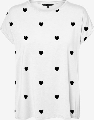 VERO MODA Majica 'VMAva' | bela barva: sprednja stran