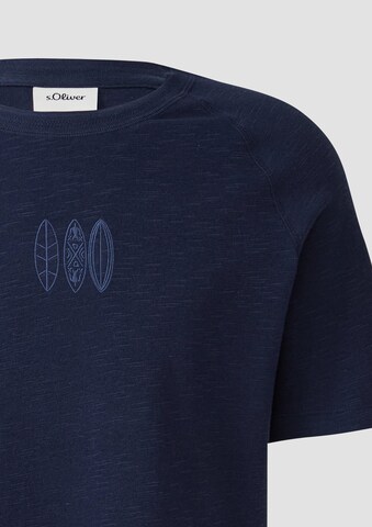 s.Oliver T-Shirt in Blau