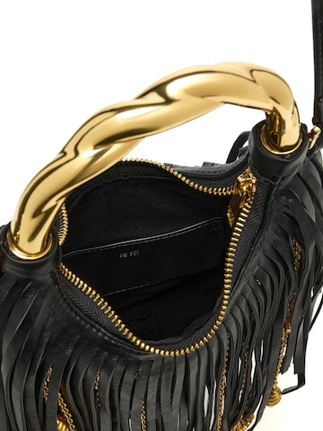JW PEI Handväska 'JW PEI Sac À Main Chloe Poignée Métallique Frangée Black' i svart