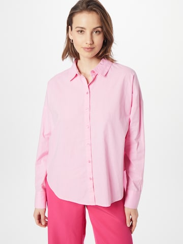 PIECES Blouse 'Tanne' in Pink: front