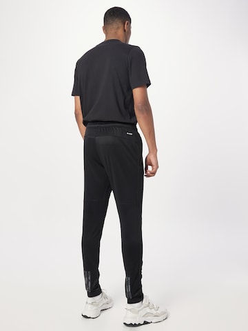 ADIDAS PERFORMANCE Tapered Sports trousers 'Train Essentials' in Black