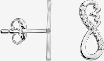 Sofia Milani Ohrringe 'Infinity Heartbeat' in Silber: Vorderseite
