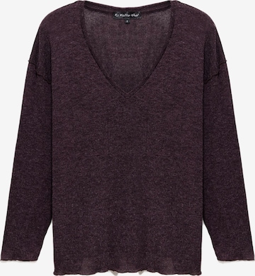 No Matter What Oversized trui in Lila: voorkant