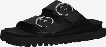 SANSIBAR Mules in Black: front