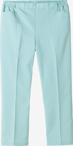 SHEEGO Pleated Pants in Blue: front
