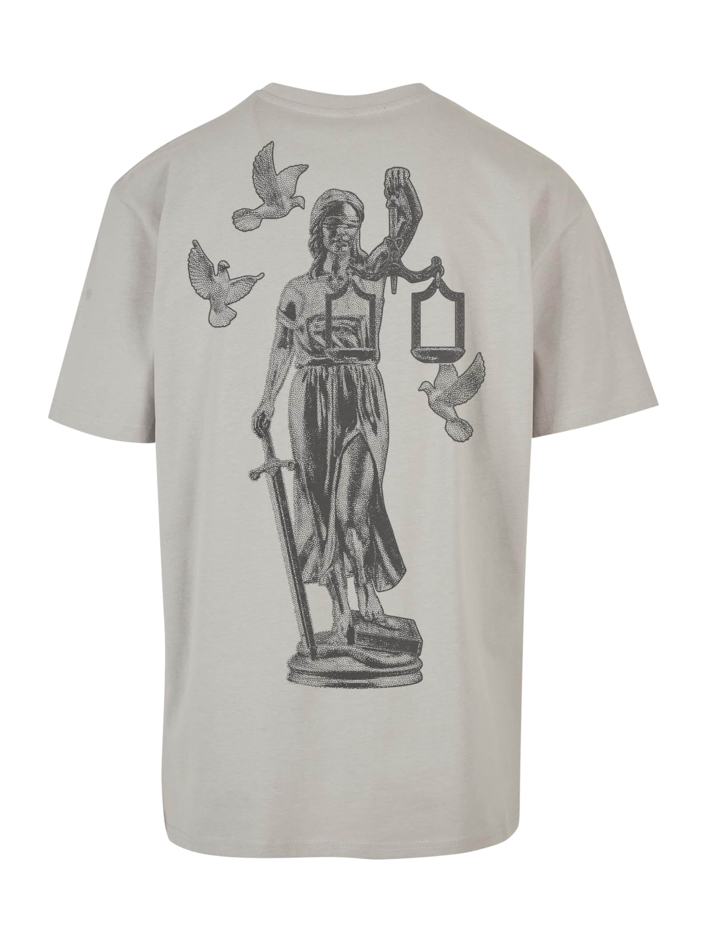 MT Upscale Футболка 'Justice' в Серый