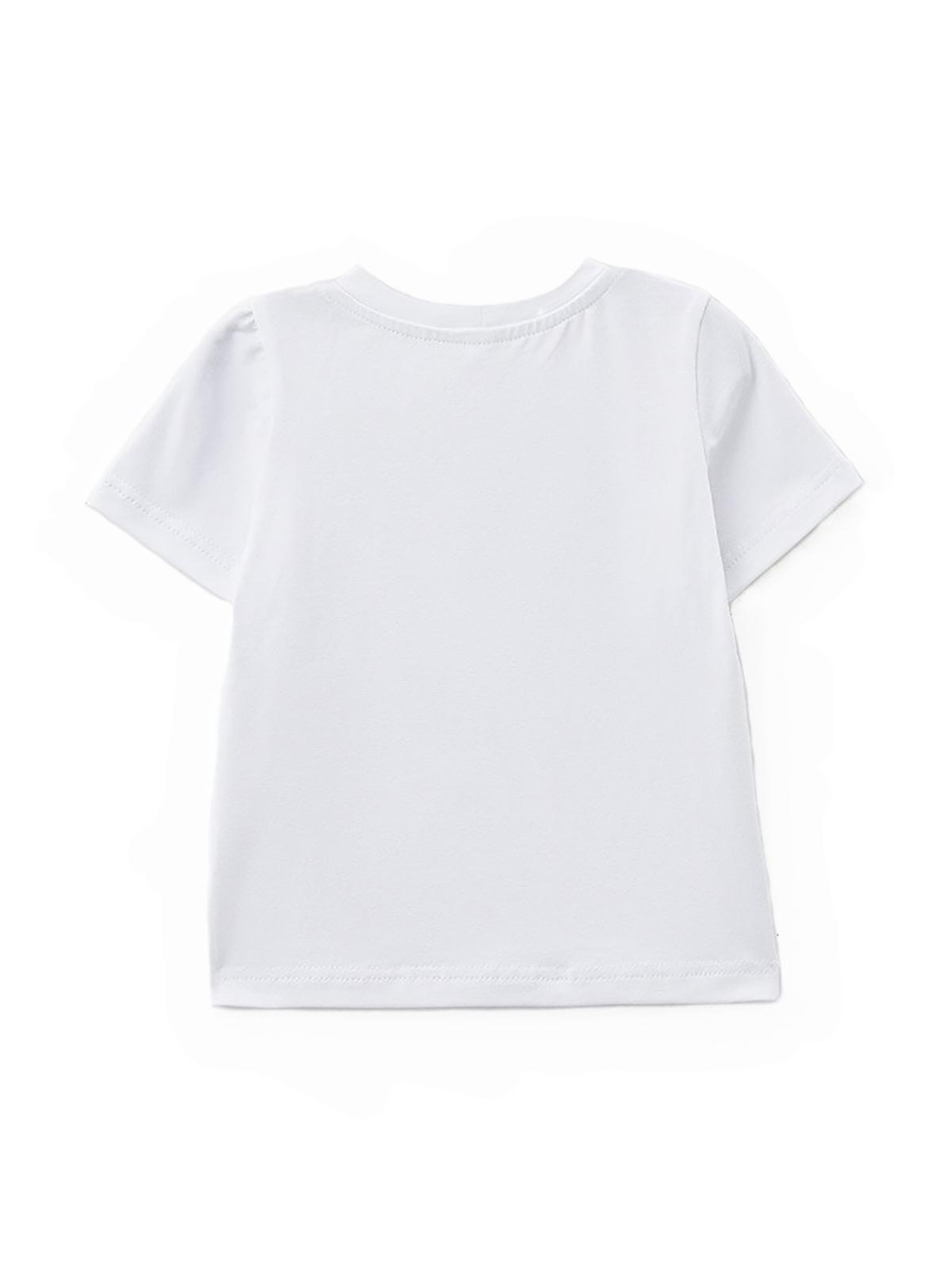 T-Shirt 'Rocker Cat' Cat e Lolette en blanc