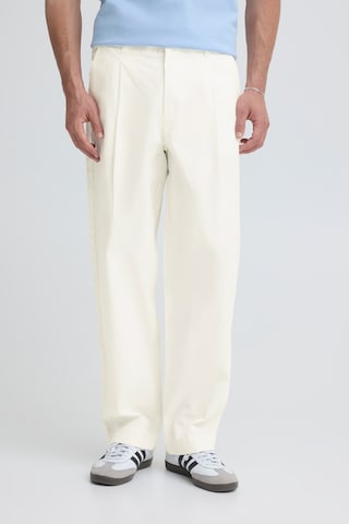 Casual Friday Loose fit Chino trousers ' CFValer Pleated ' in Beige