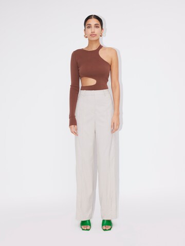 Wide leg Pantaloni 'Elvira' di LeGer by Lena Gercke in grigio