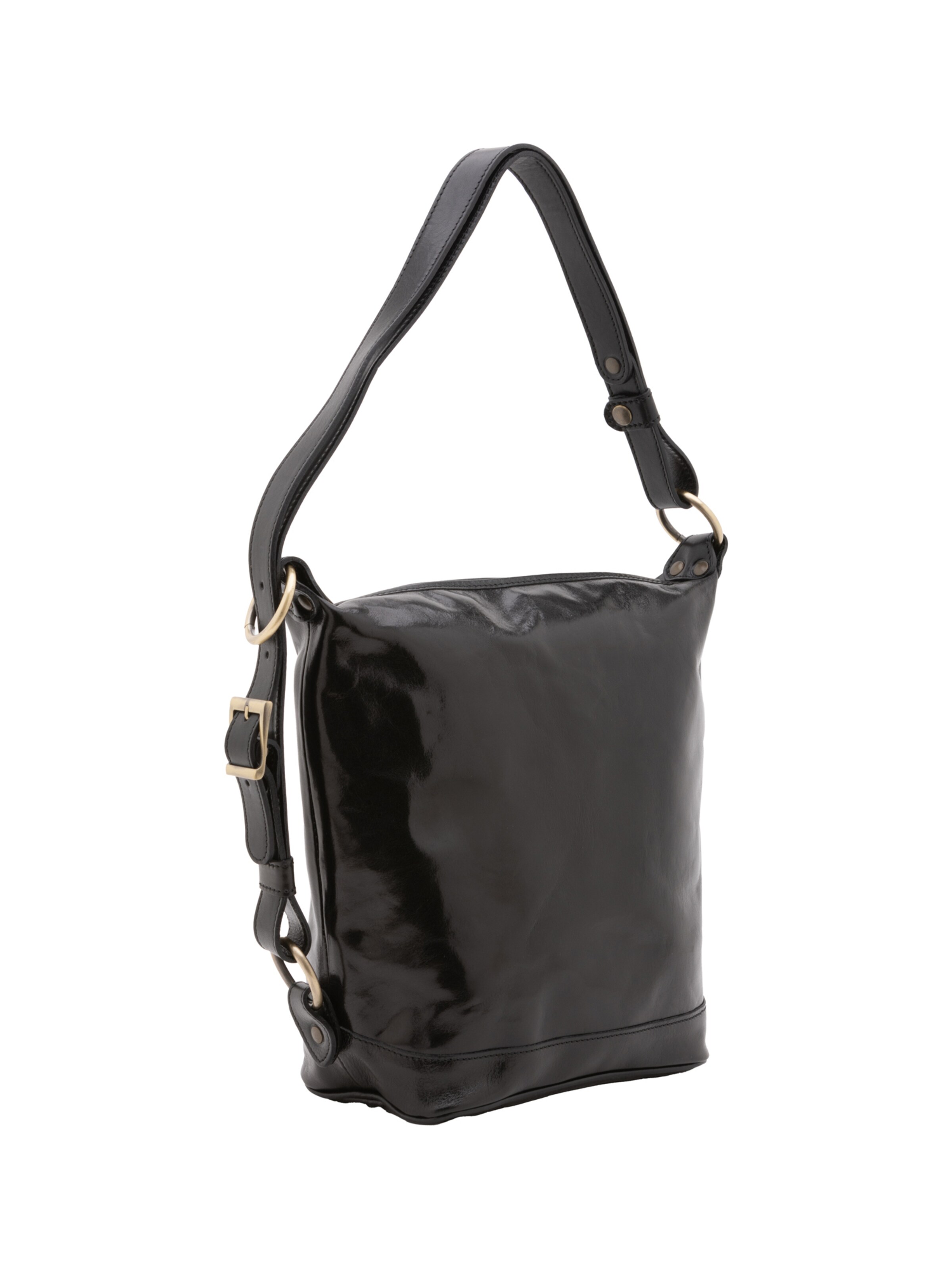 Borsa a mano Viola Castellani di colore nero, Visualizzazione prodotti