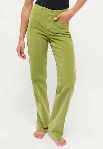 Angels Regular Jeans in Groen: voorkant