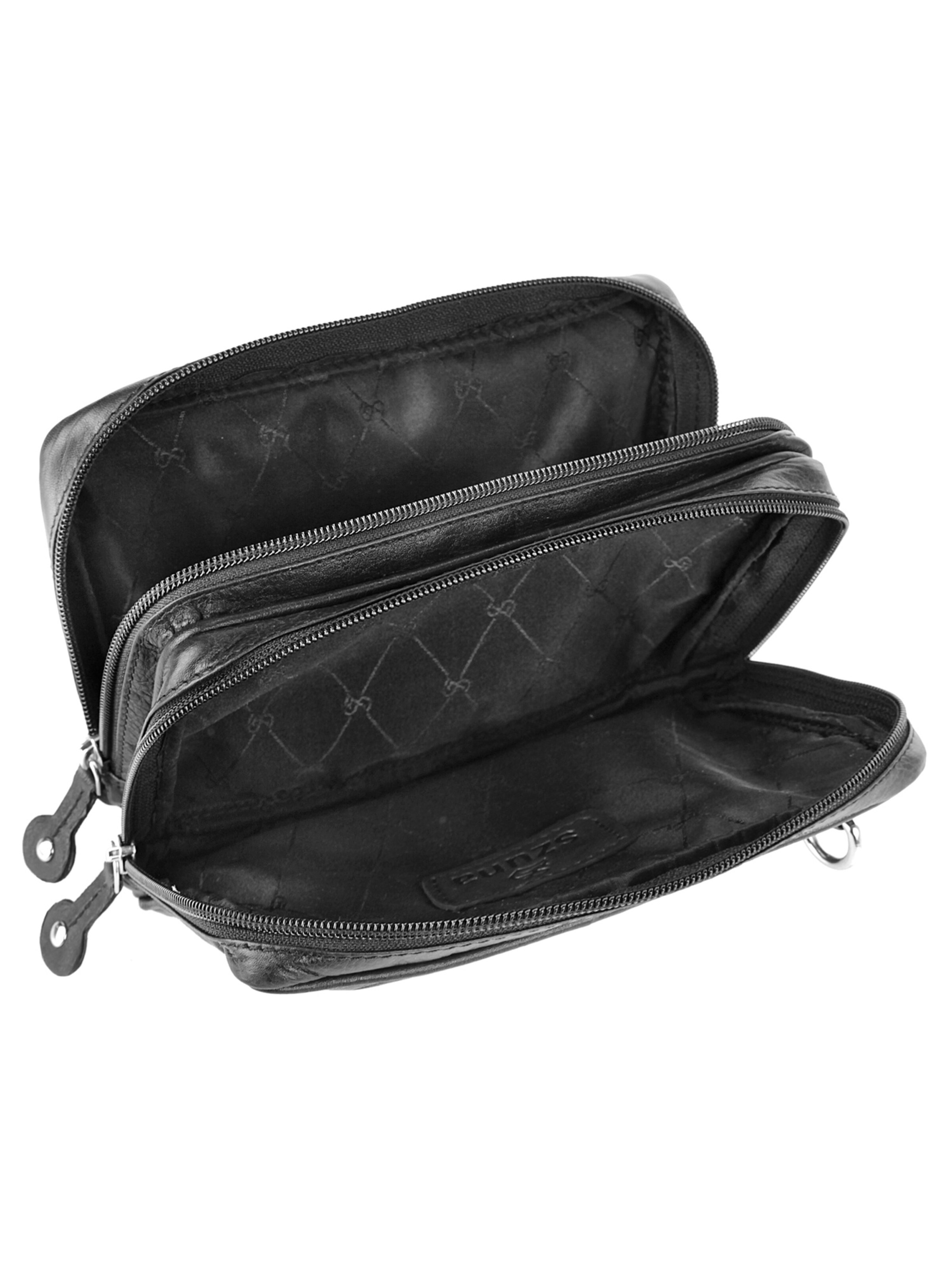 Poche ventrale Szuna en noir