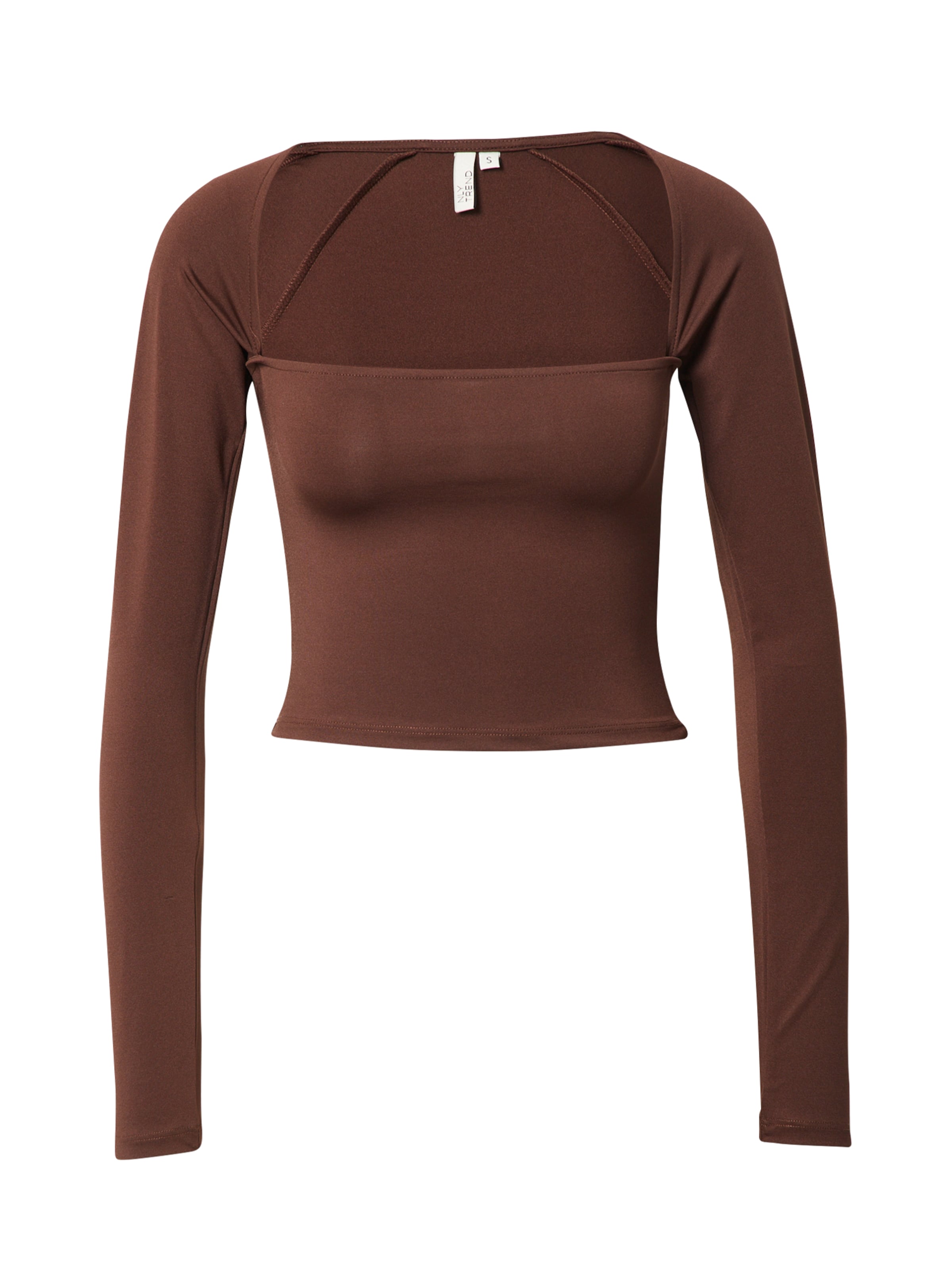 ruda NLY by Nelly Marškinėliai 'Flirty Square': priekis