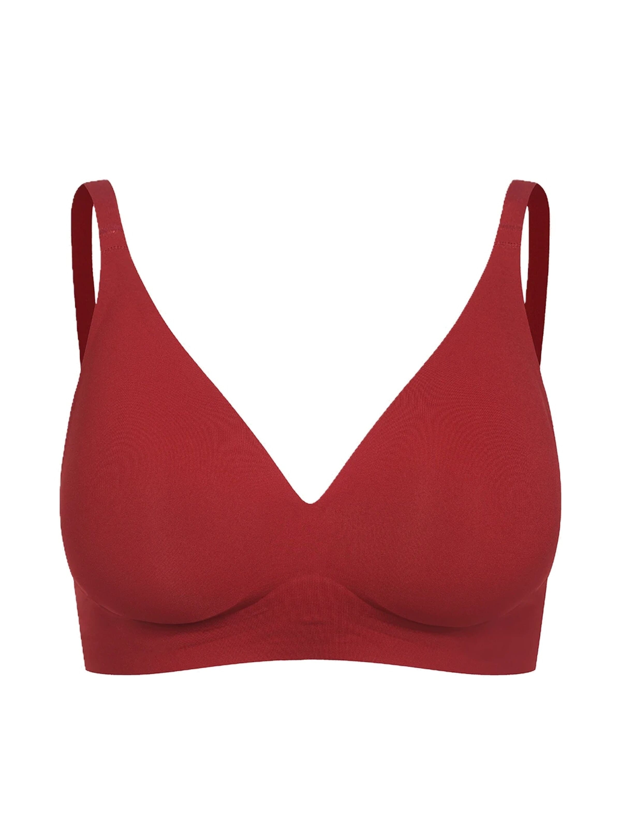 Reggiseno 'Comfort Push-Up BH' di cfab in rosso: frontale