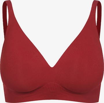 Reggiseno 'Comfort Push-Up BH' di cfab in rosso: frontale