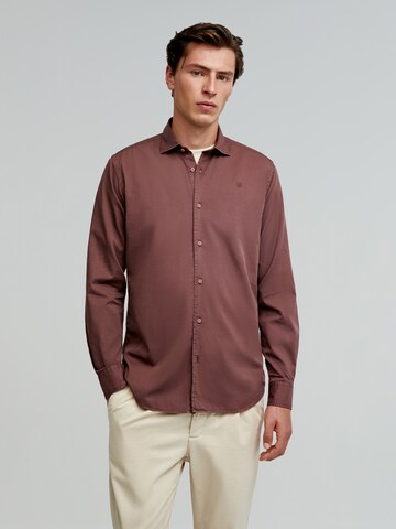 Regular fit Camicia 'Seatle' di Scalpers in rosso