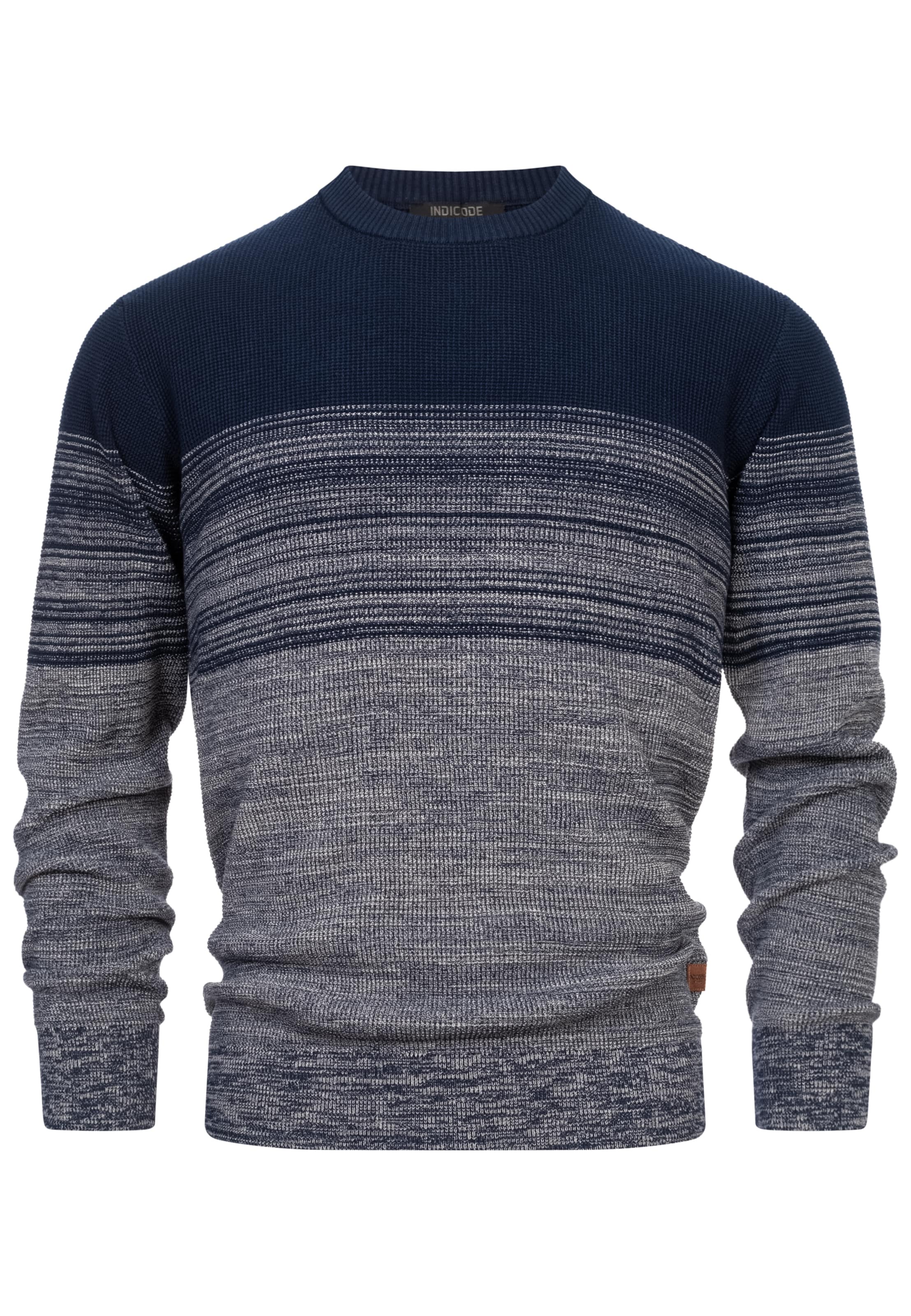 INDICODE JEANS Trui 'League' in Blauw: voorkant