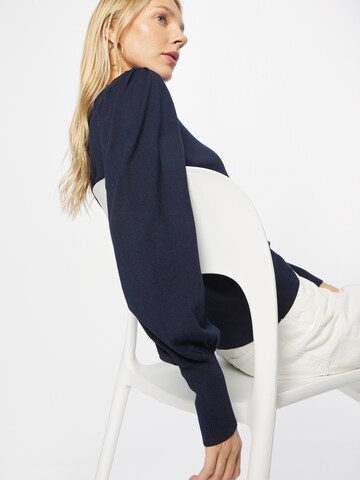 Pull-over 'Lizza' Kaffe en bleu