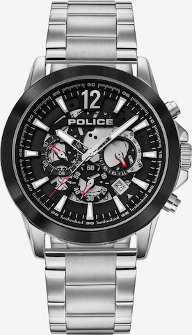 POLICE Analog watch ' Vertigo ' in Silver: front
