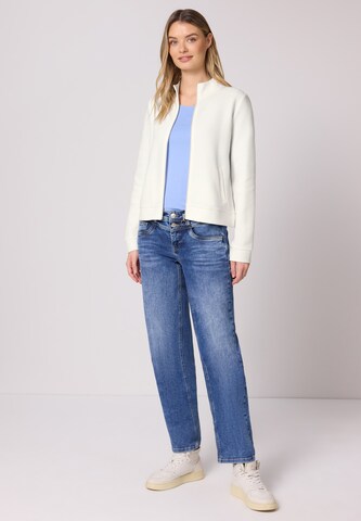 STREET ONE Sweatjacke in Weiß