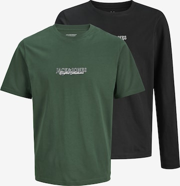 žalia Jack & Jones Junior Marškinėliai 'JORBLEECKER': priekis