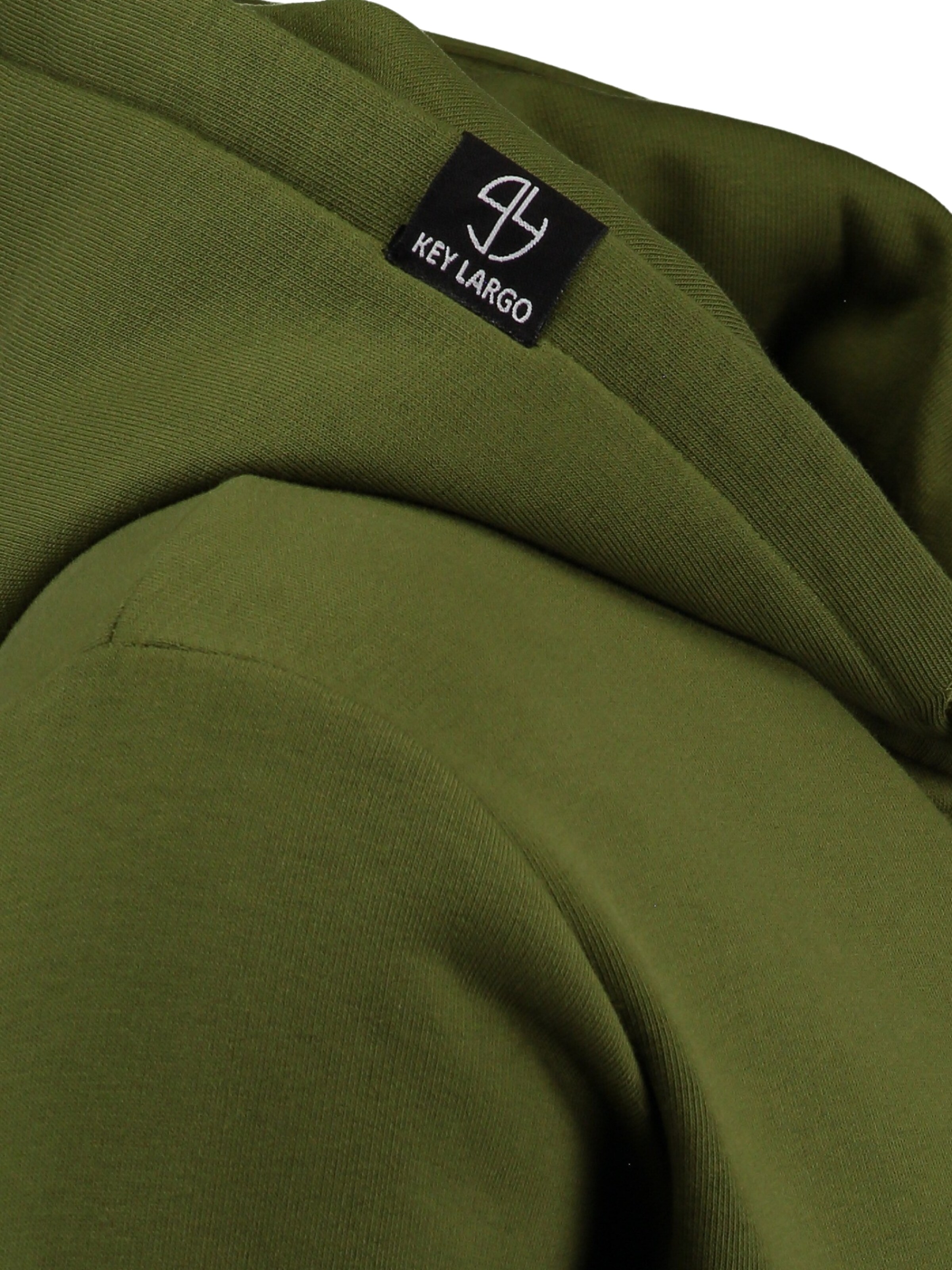 Key Largo Zip-Up Hoodie 'PATH' in Green