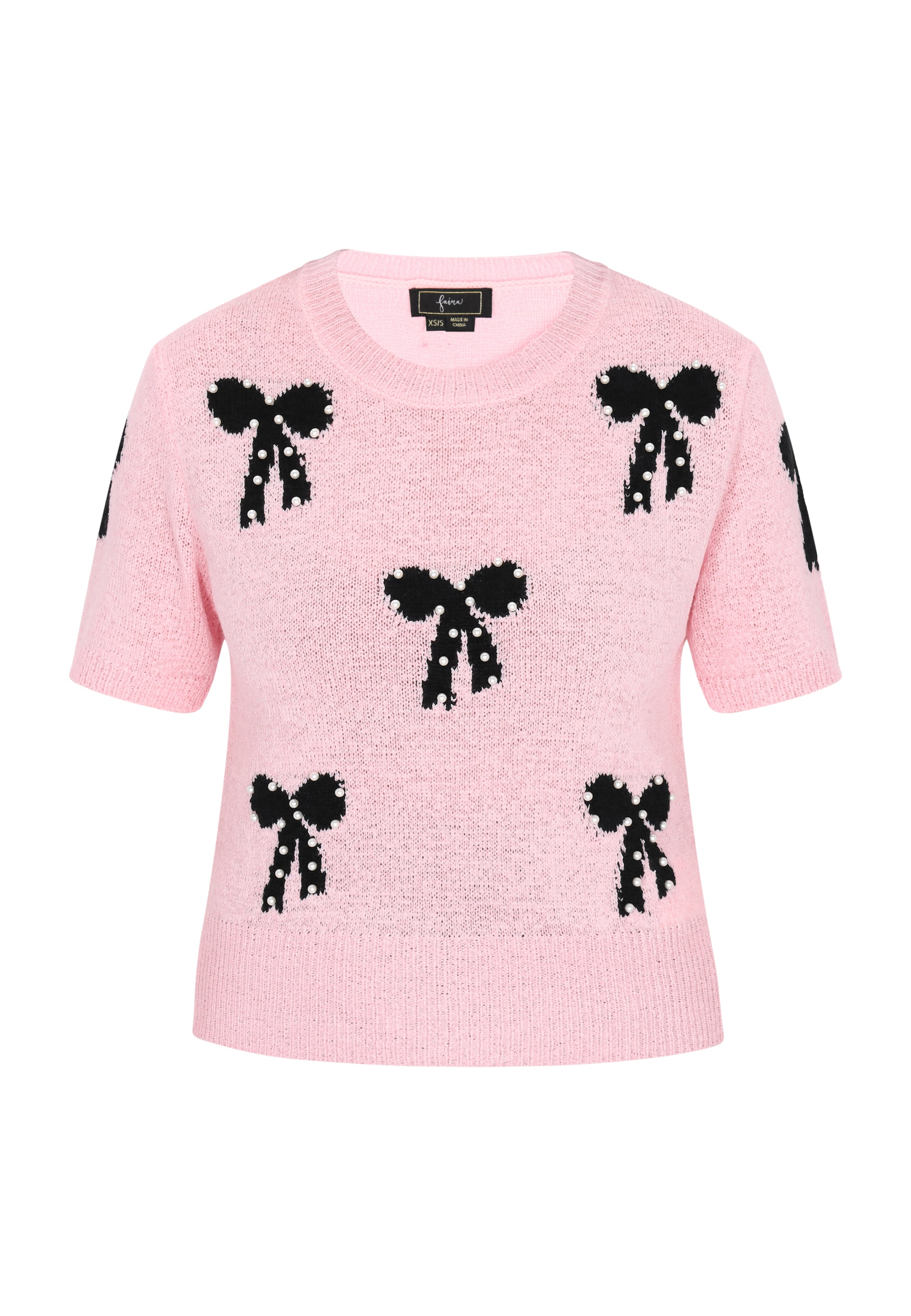 faina Пуловер в розово: отпред