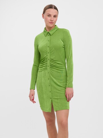 Rochie tip bluză 'SLINKY' de la VERO MODA pe verde: față