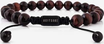 Akitsune Armband 'Venatio' in Braun: Vorderseite