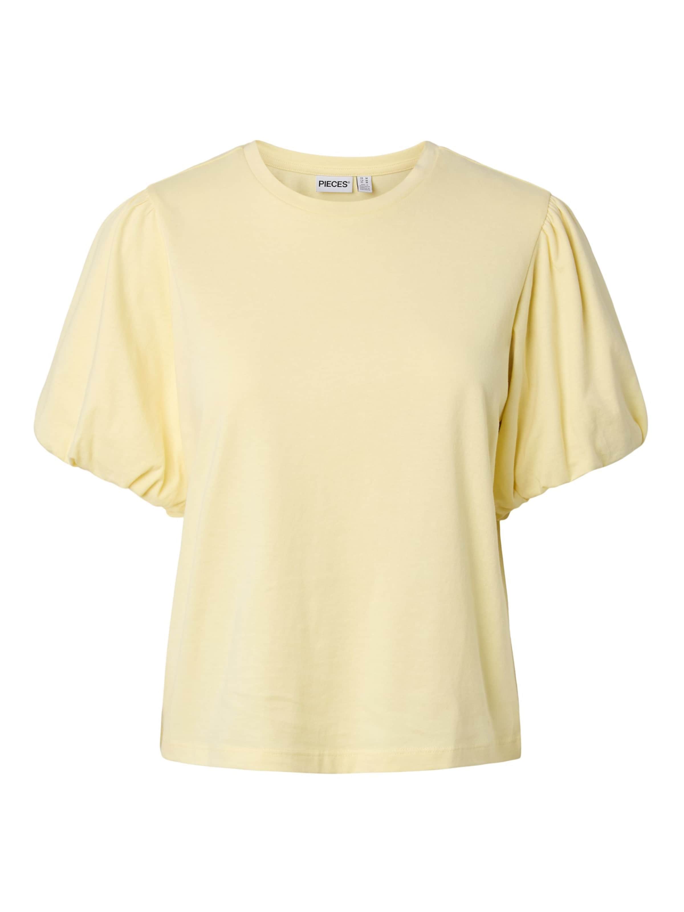 PIECES Shirt in Geel: voorkant