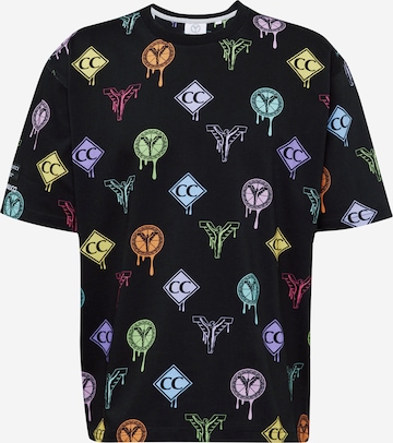 Carlo Colucci T-Shirt in Schwarz: Vorderseite