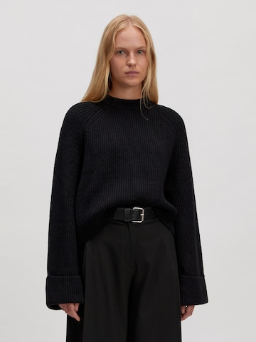 Pull-over 'Brittany' EDITED en noir : devant