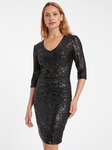 Ana Alcazar Kleid 'Sally' in Schwarz: Vorderseite