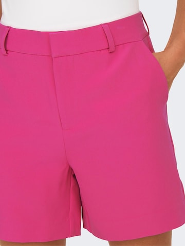 ONLY Normalny krój Spodnie 'LANA-BERRY' w kolorze różowy