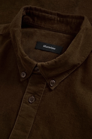Matinique - Ajuste regular Camisa en marrón