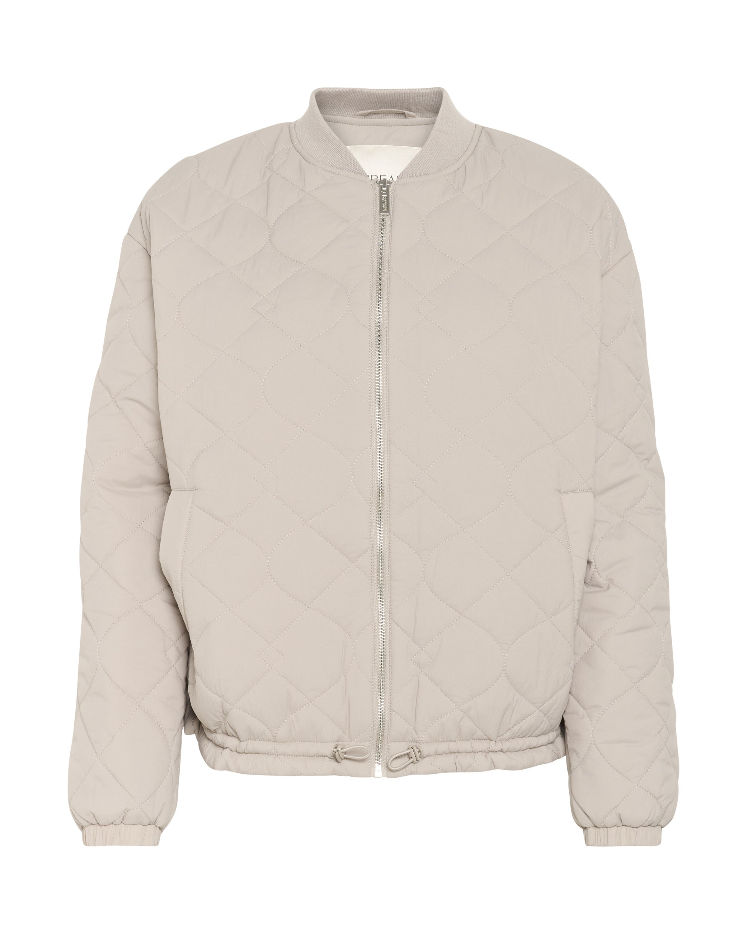 Cream Overgangsjakke 'Myra Quilt' i beige: forside