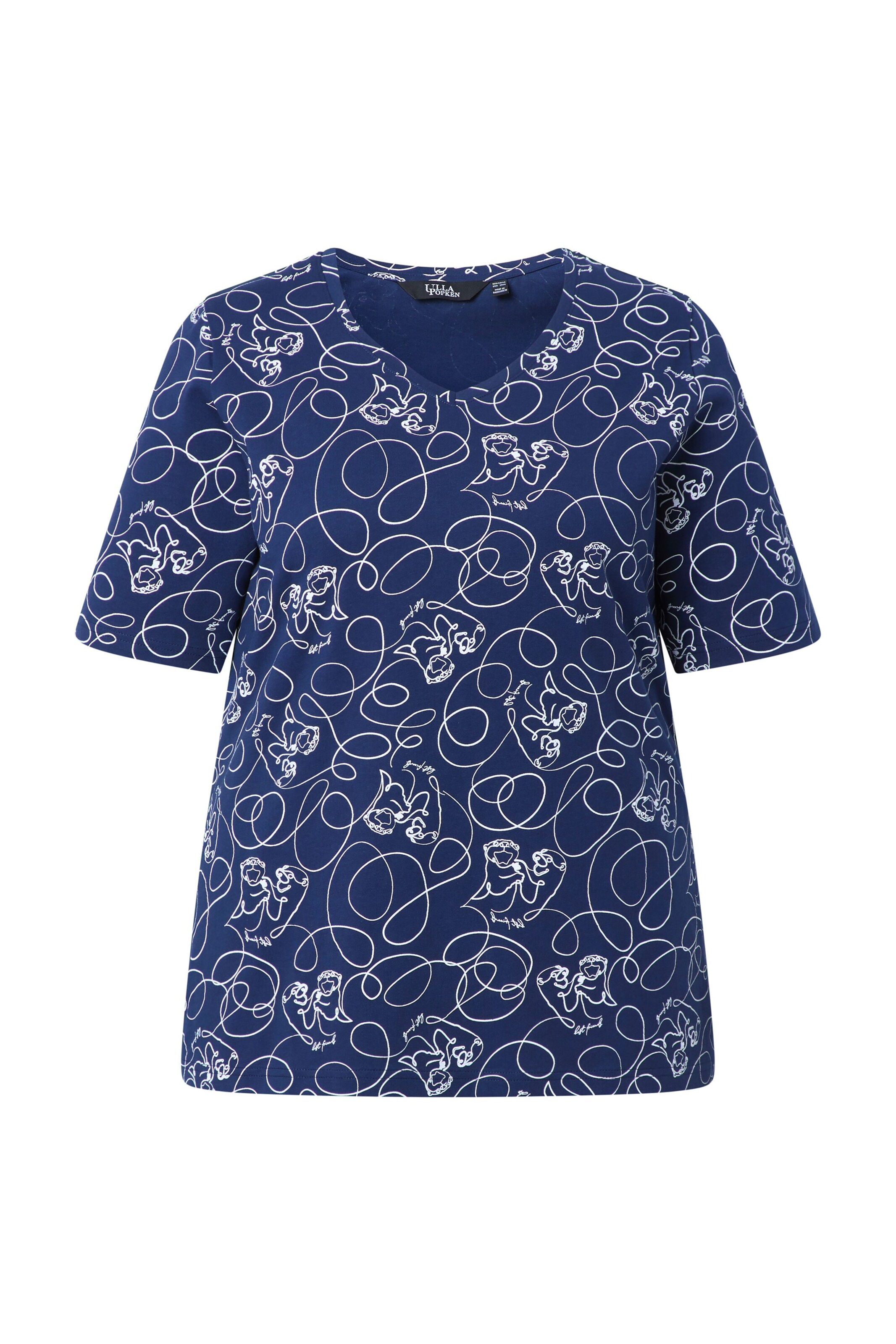Ulla Popken Shirt in Blue: front