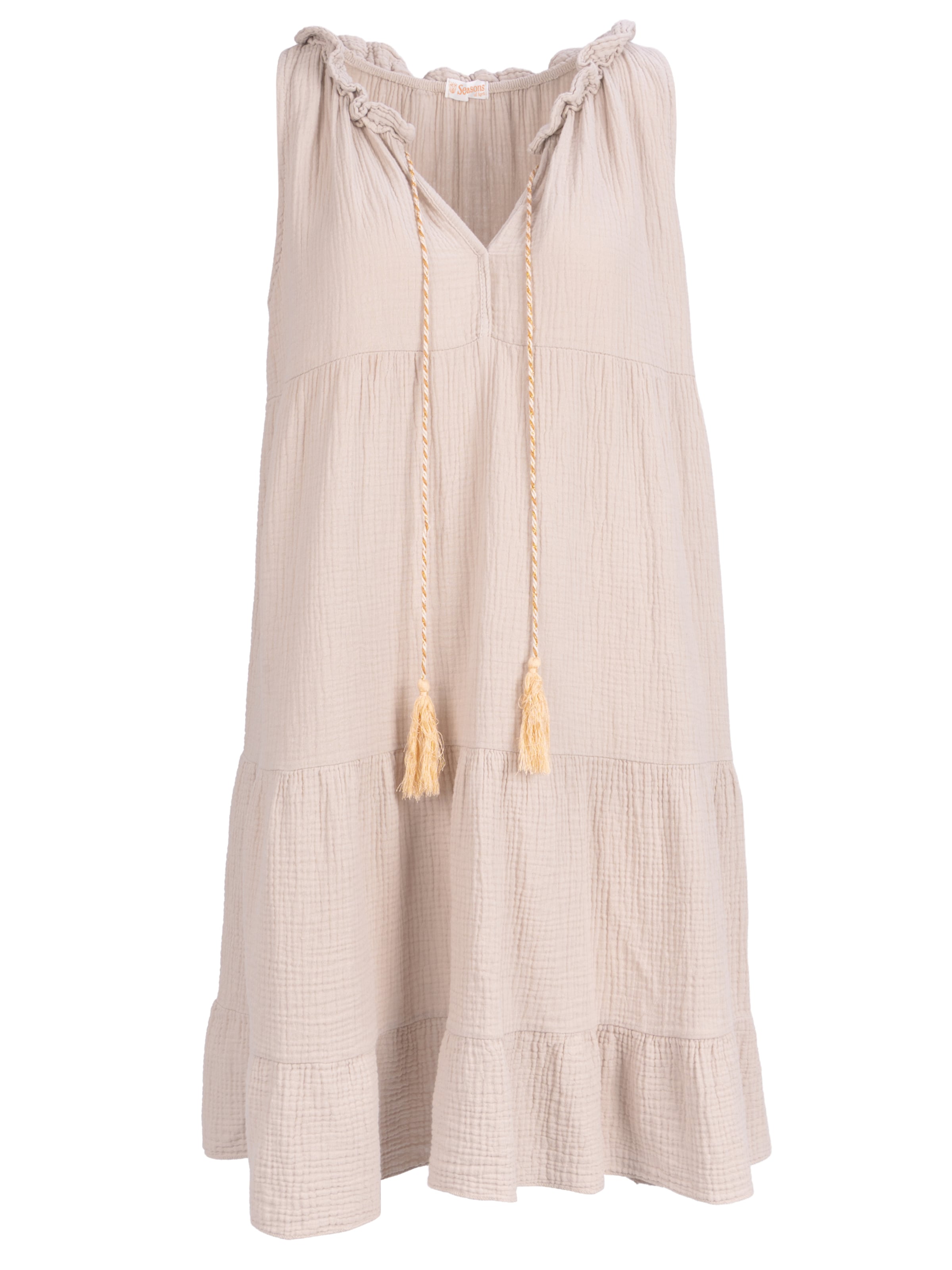 Seasons of April Summer dress in Beige: front