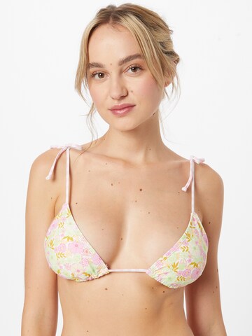 Hunkemöller Triangel Bikinitop in Wit: voorkant