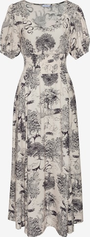 LASCANA Summer Dress in White: front