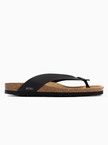 Flip-flops 'Lucca' de la Bayton pe negru