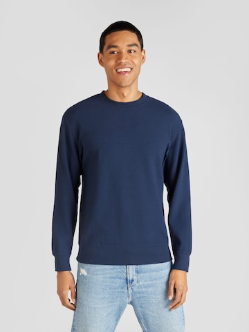 SELECTED HOMME Sweatshirt 'ADAM' in Blue: front